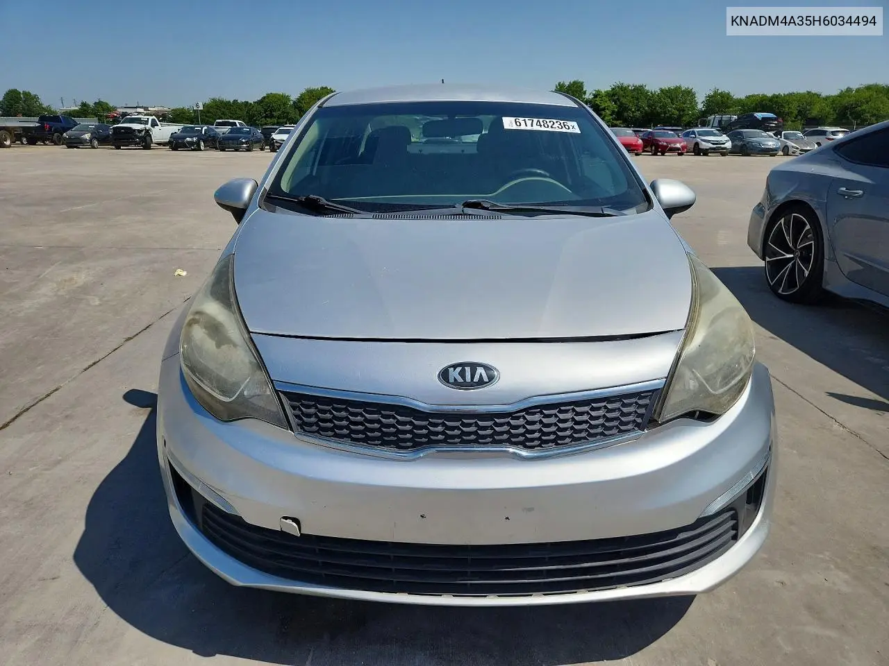 2017 Kia Rio Lx VIN: KNADM4A35H6034494 Lot: 61748236