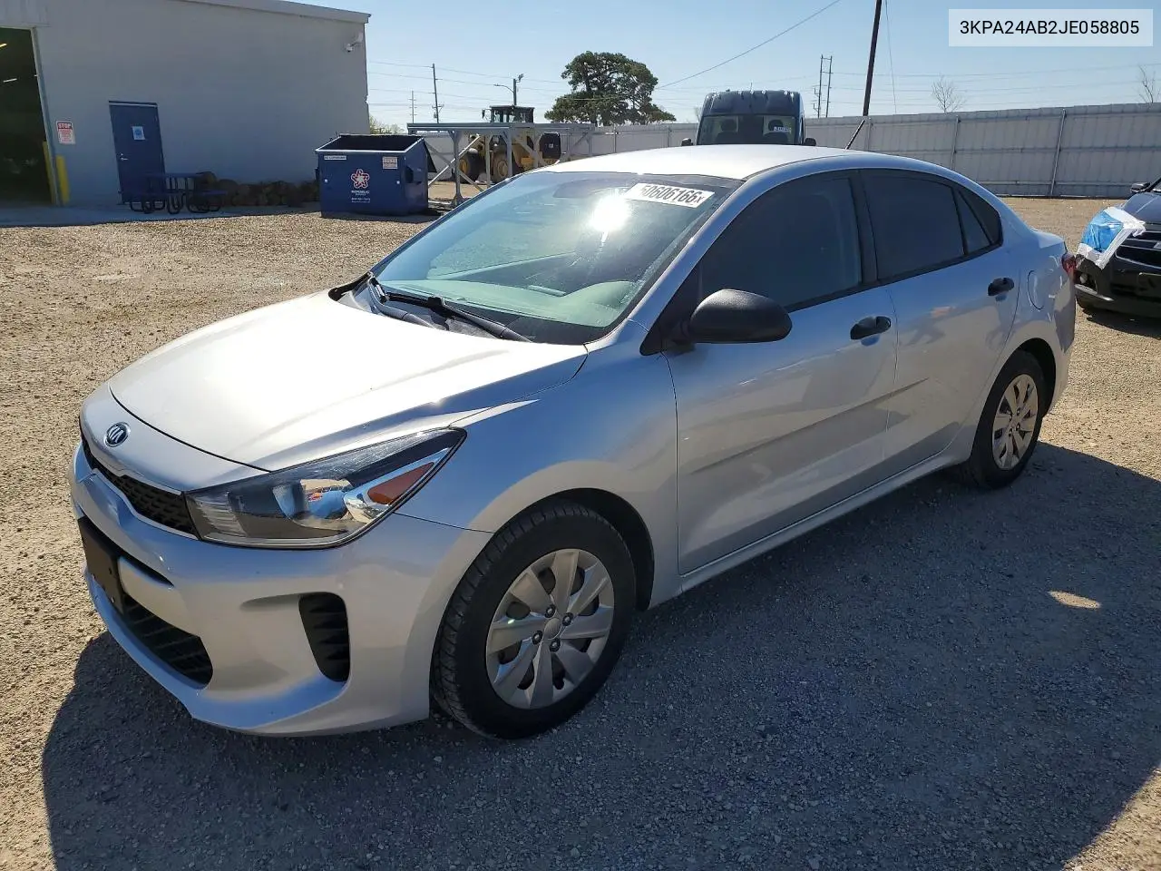 3KPA24AB2JE058805 2018 Kia Rio Lx