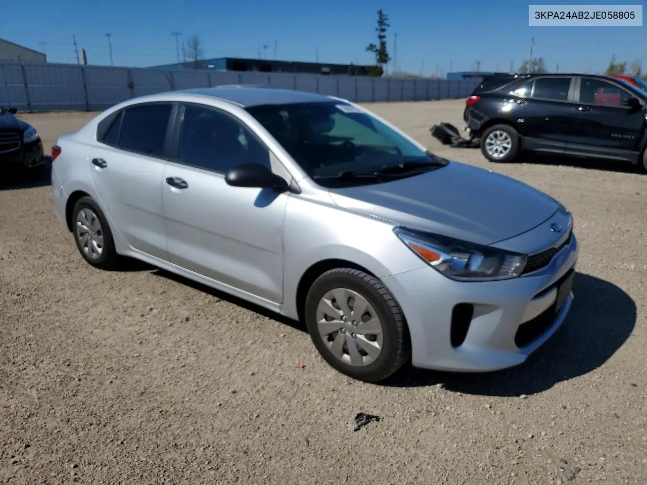 3KPA24AB2JE058805 2018 Kia Rio Lx