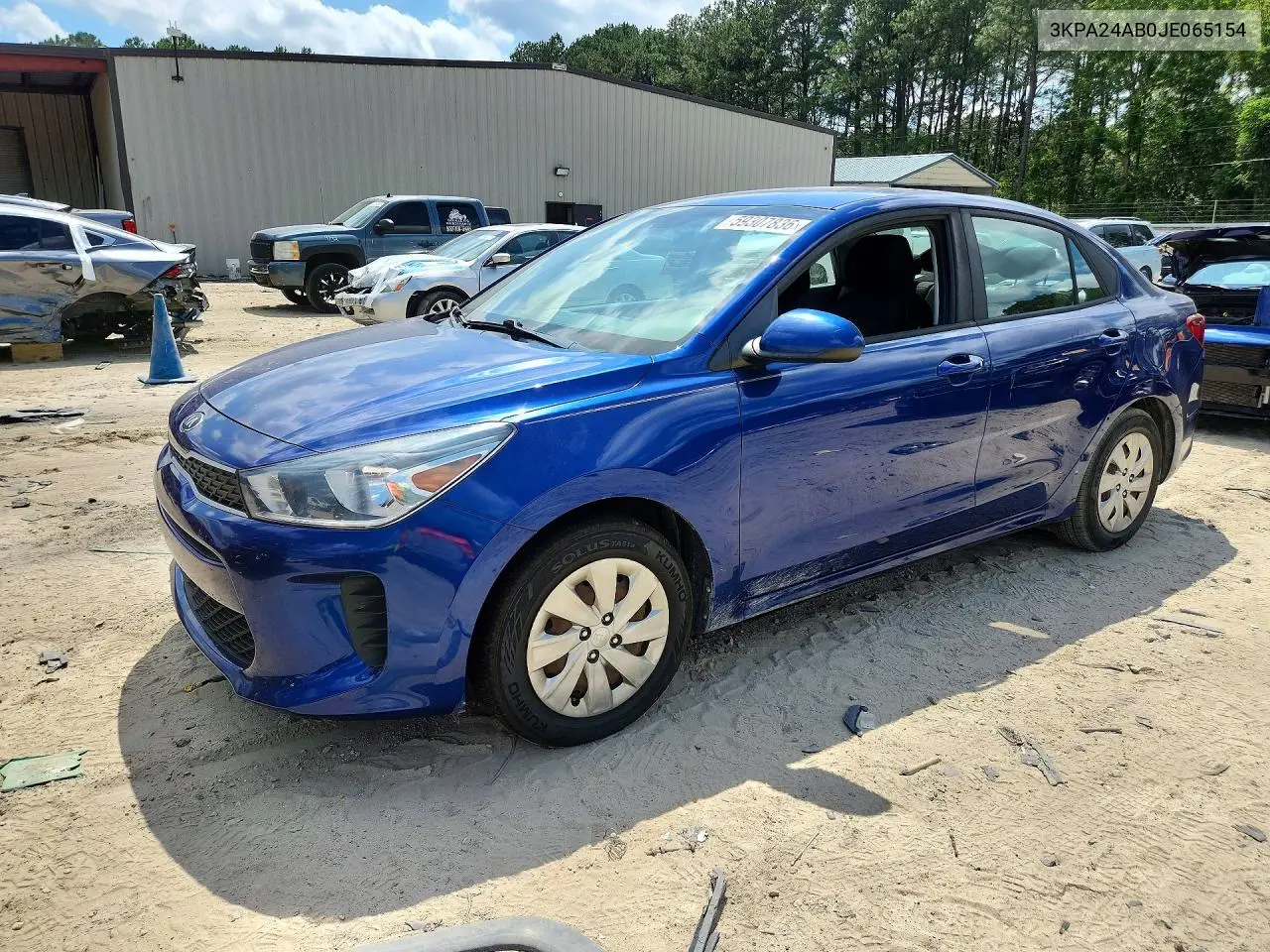 2018 Kia Rio S VIN: 3KPA24AB0JE065154 Lot: 59307836