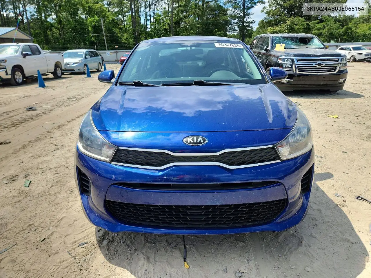 2018 Kia Rio S VIN: 3KPA24AB0JE065154 Lot: 59307836