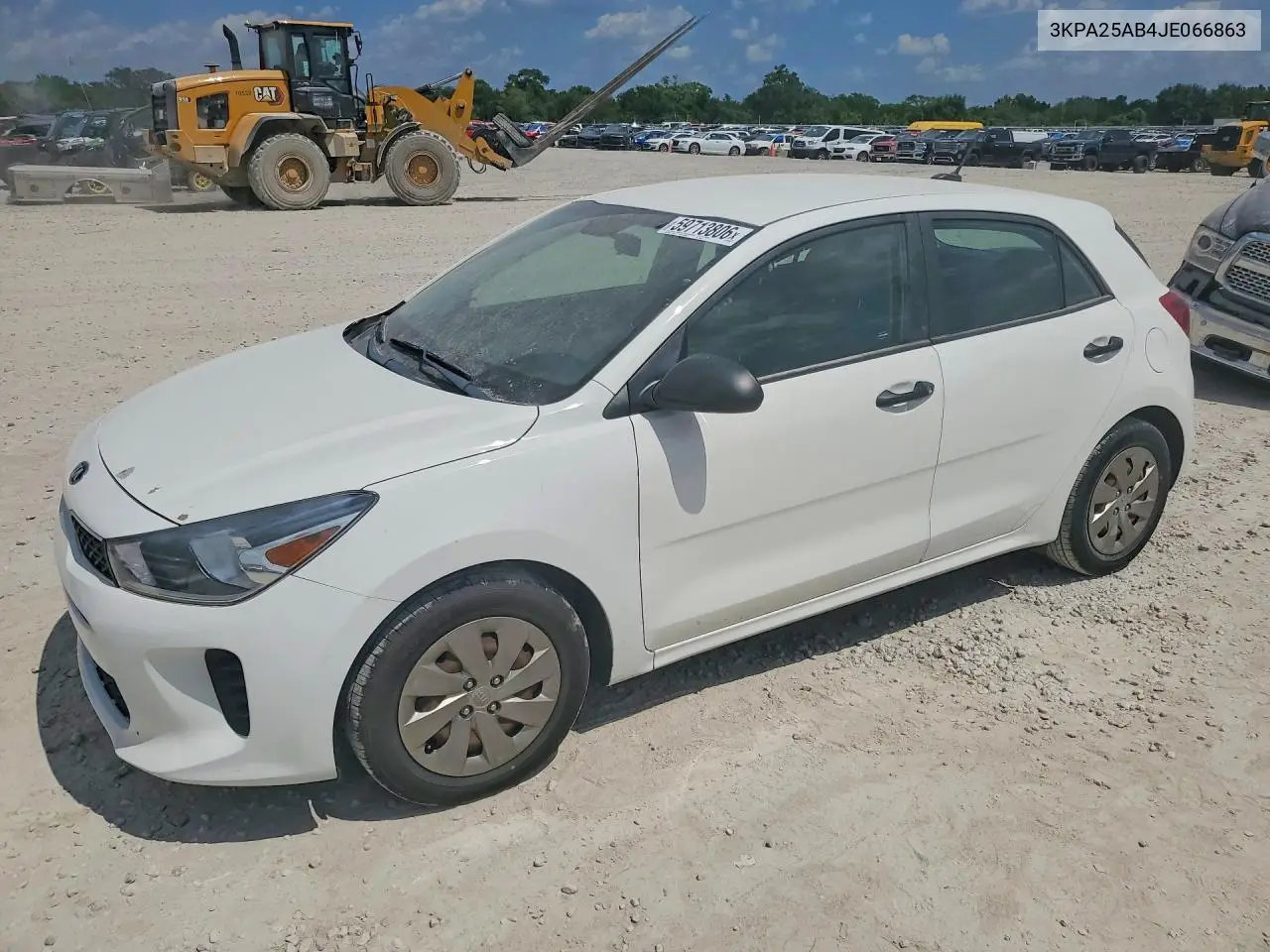 2018 Kia Rio 5-Door Lx VIN: 3KPA25AB4JE066863 Lot: 59713806