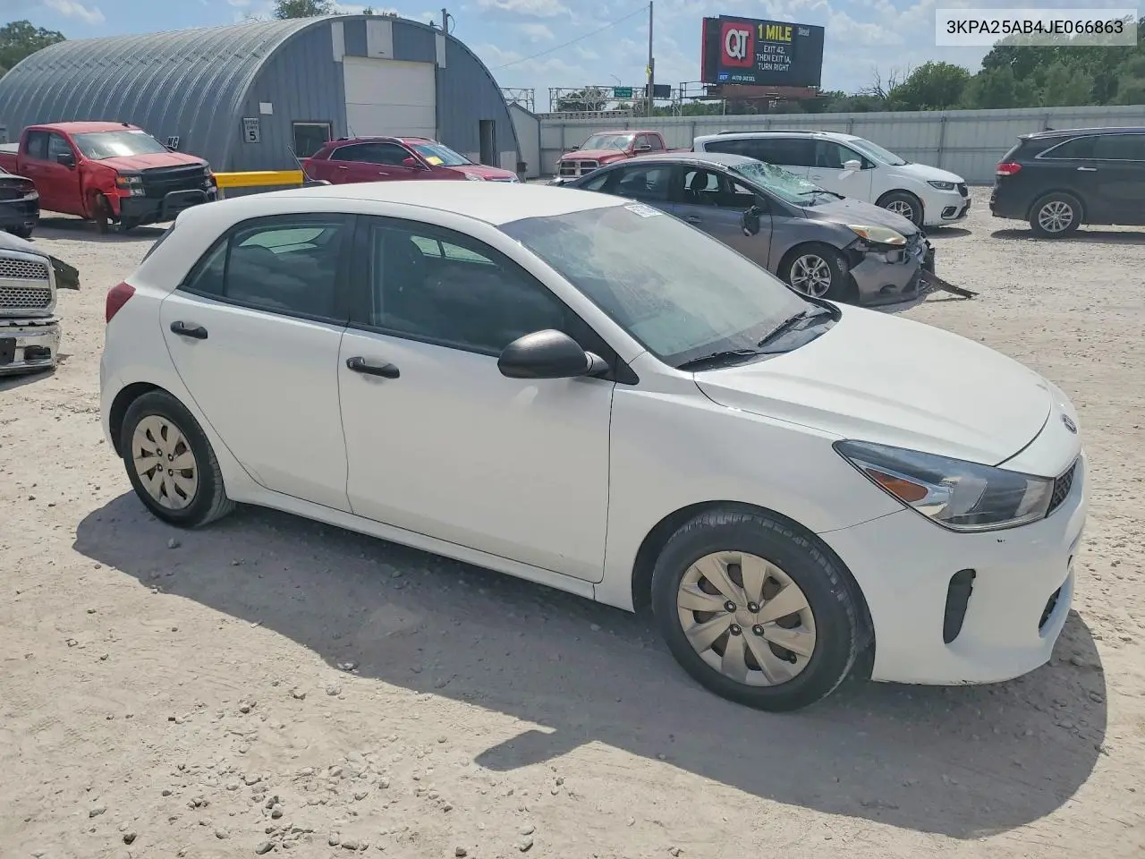 2018 Kia Rio 5-Door Lx VIN: 3KPA25AB4JE066863 Lot: 59713806