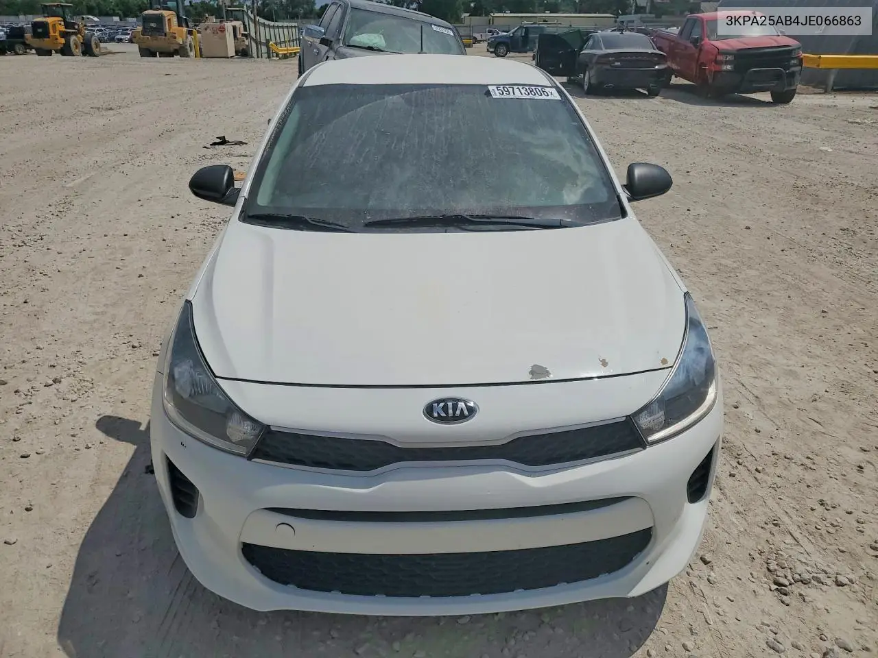 2018 Kia Rio 5-Door Lx VIN: 3KPA25AB4JE066863 Lot: 59713806