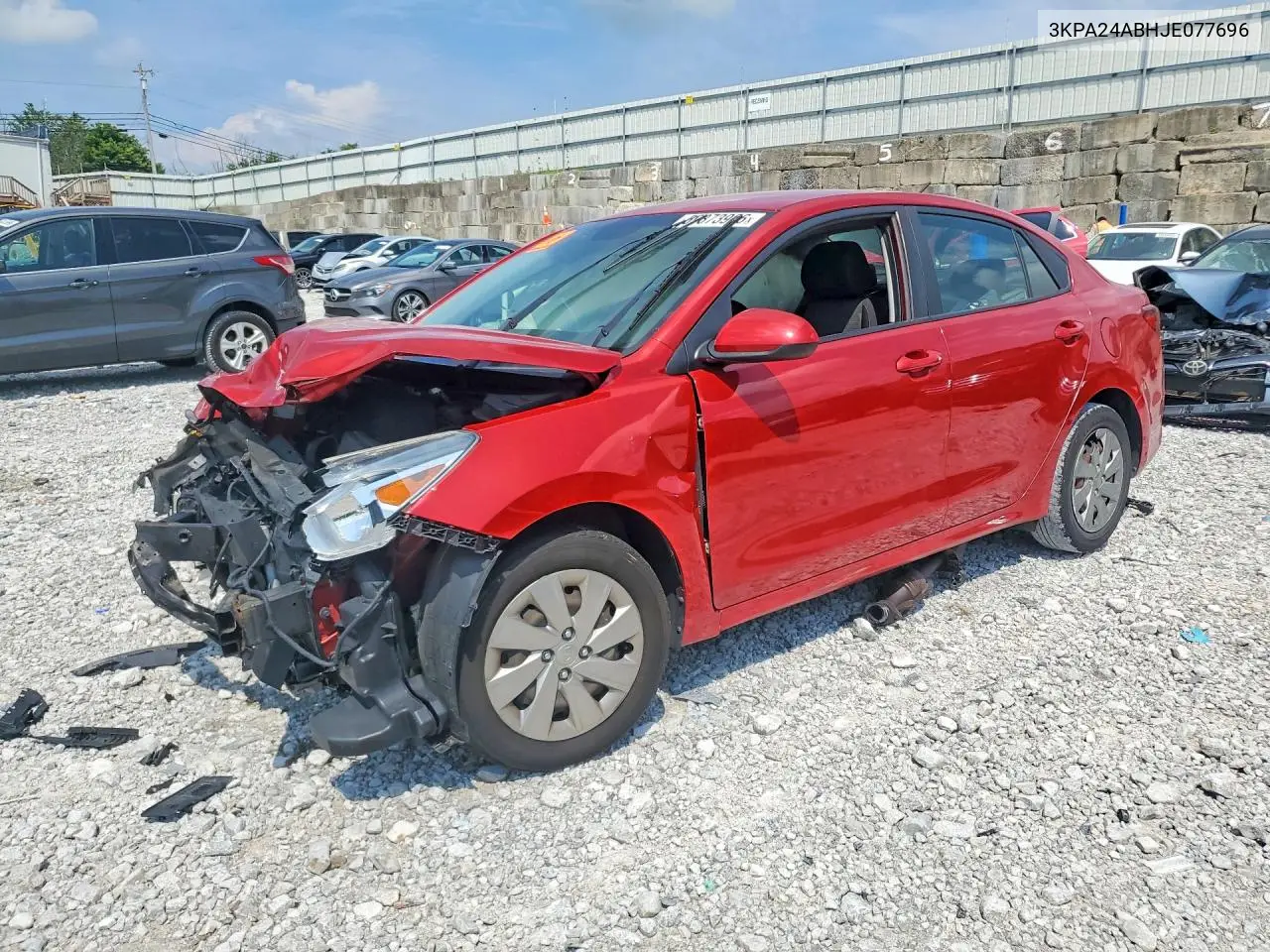 2018 Kia Rio Lx VIN: 3KPA24AB8JE077696 Lot: 59873906