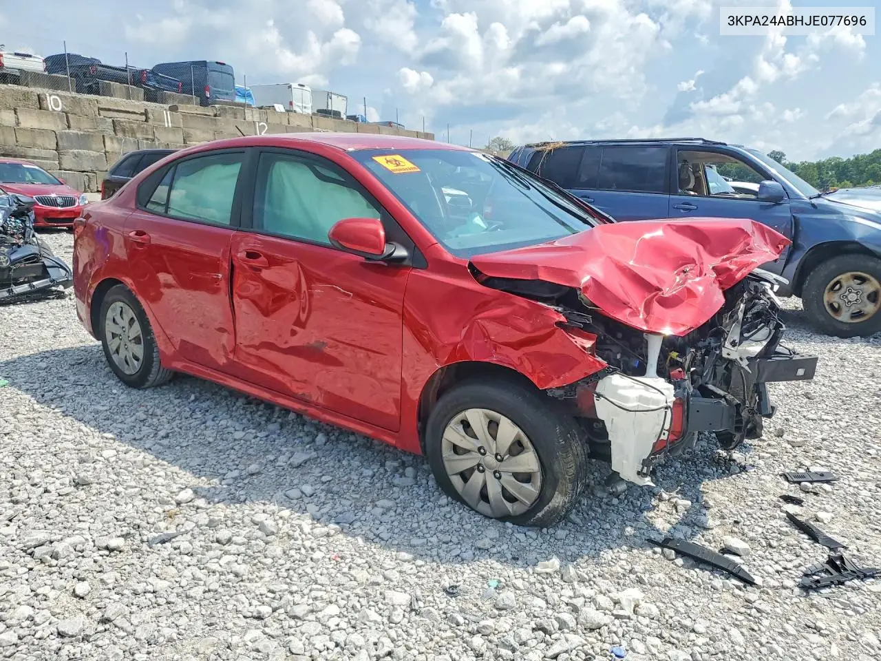 2018 Kia Rio Lx VIN: 3KPA24AB8JE077696 Lot: 59873906