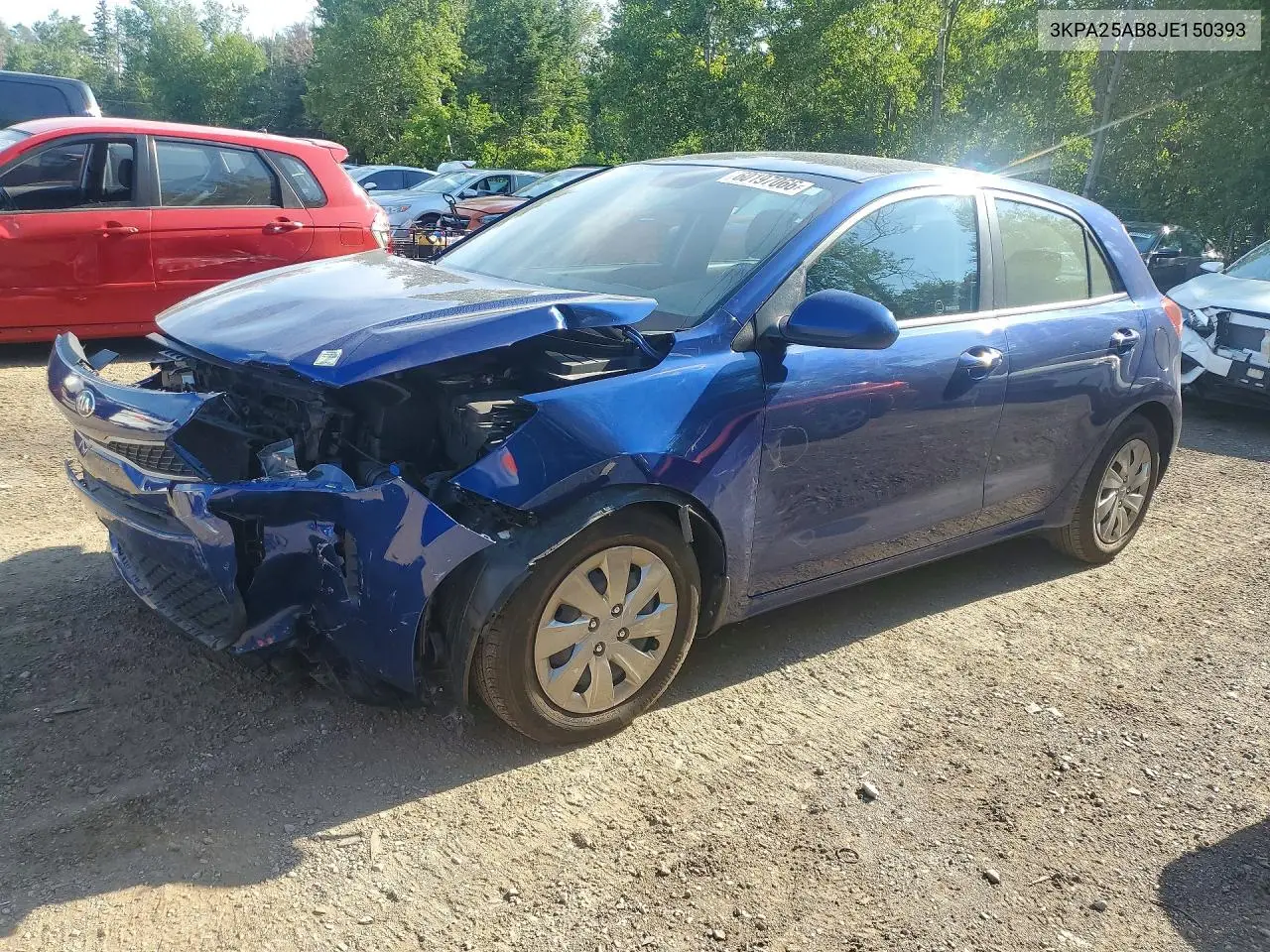 2018 Kia Rio 5-Door Lx VIN: 3KPA25AB8JE150393 Lot: 60197066