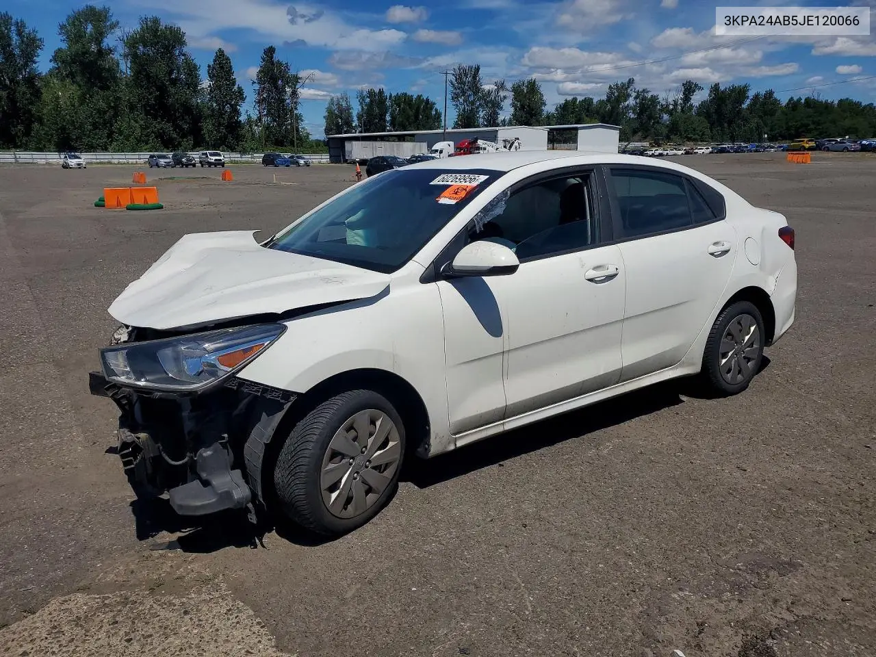 2018 Kia Rio S VIN: 3KPA24AB5JE120066 Lot: 60269956
