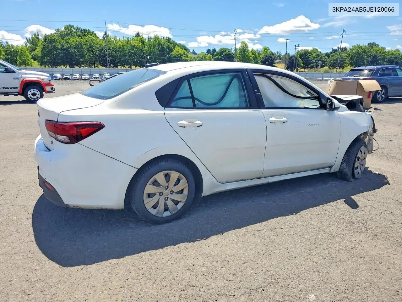 2018 Kia Rio S VIN: 3KPA24AB5JE120066 Lot: 60269956