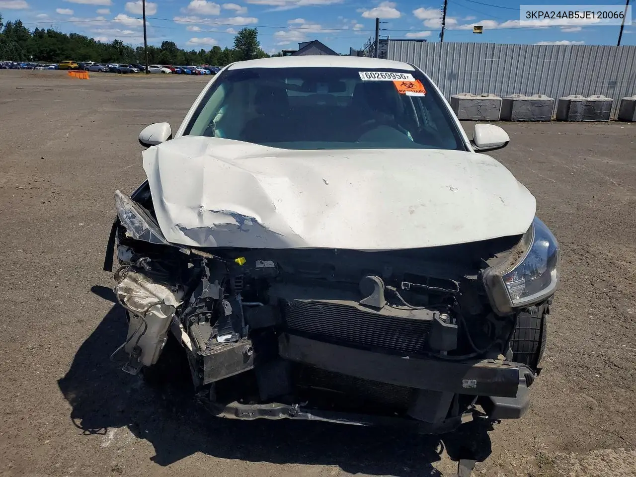2018 Kia Rio S VIN: 3KPA24AB5JE120066 Lot: 60269956
