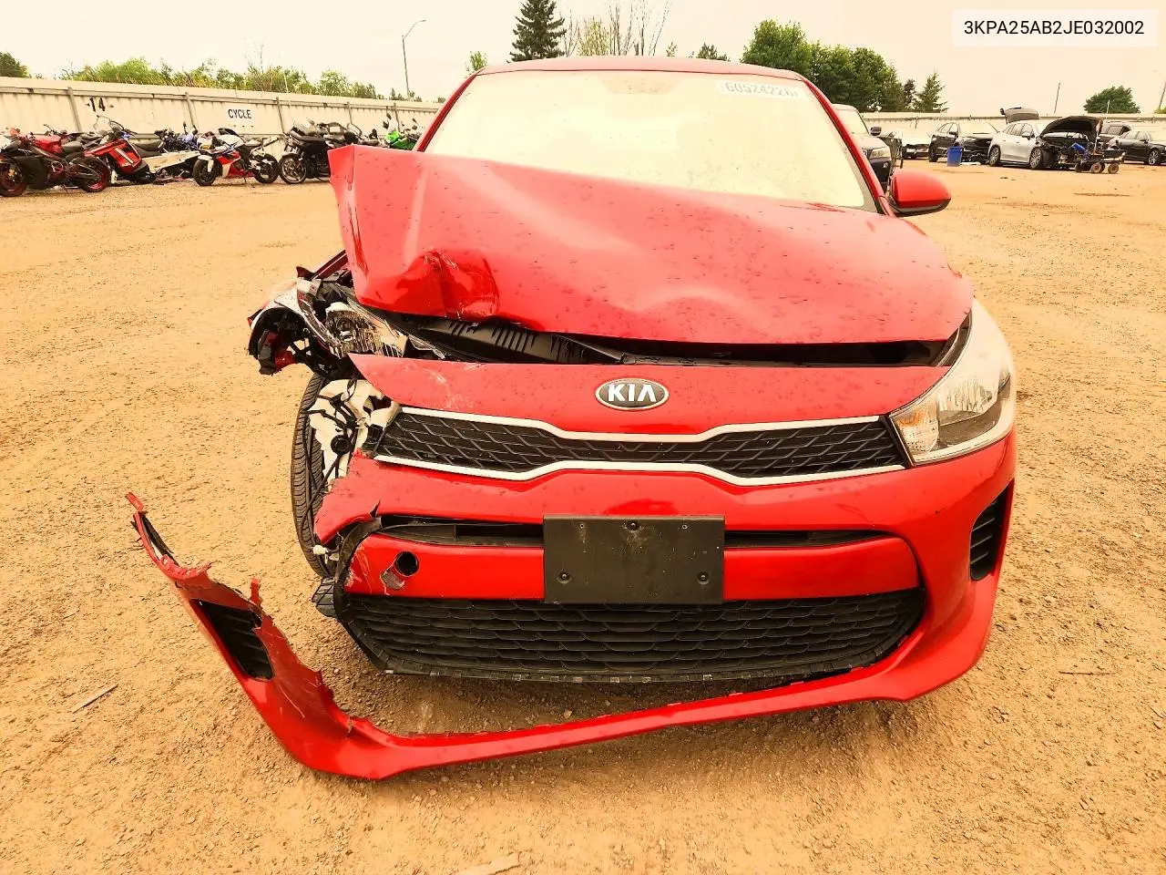 2018 Kia Rio 5-Door Lx VIN: 3KPA25AB2JE032002 Lot: 60524226