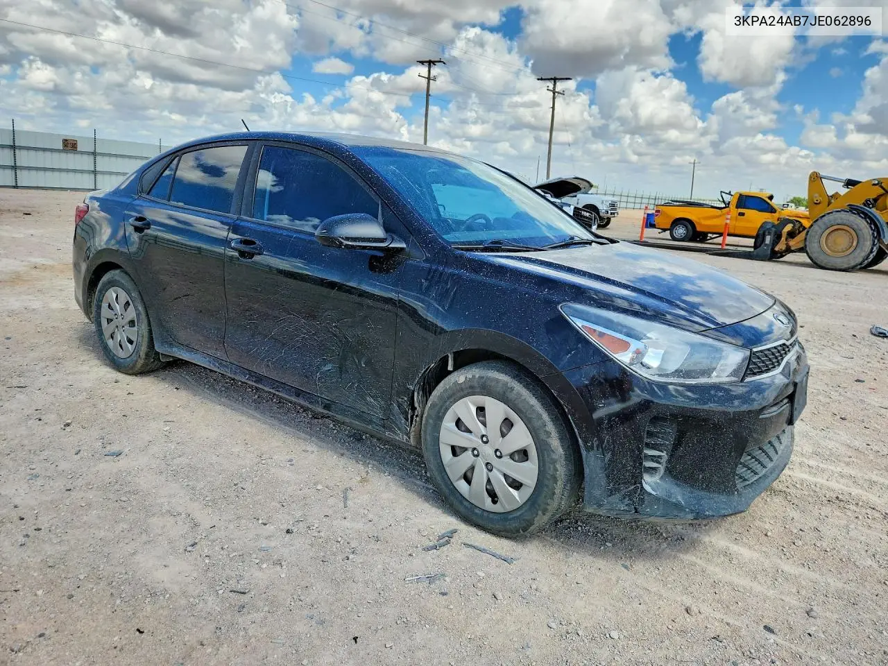 2018 Kia Rio Lx VIN: 3KPA24AB7JE062896 Lot: 61233726