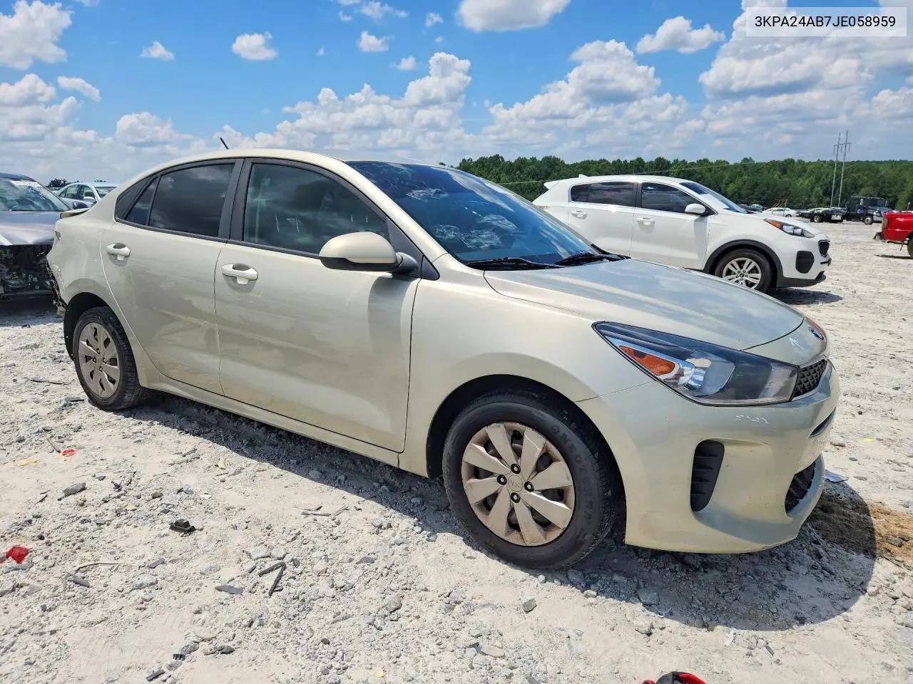 2018 Kia Rio S VIN: 3KPA24AB7JE058959 Lot: 61743066