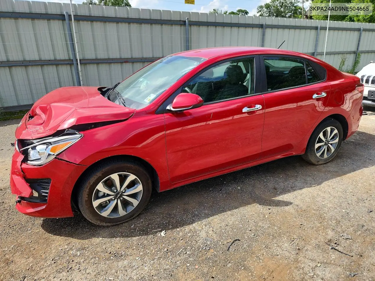 2018 Kia Rio S VIN: 3KPA24AD9NE504665 Lot: 61855706