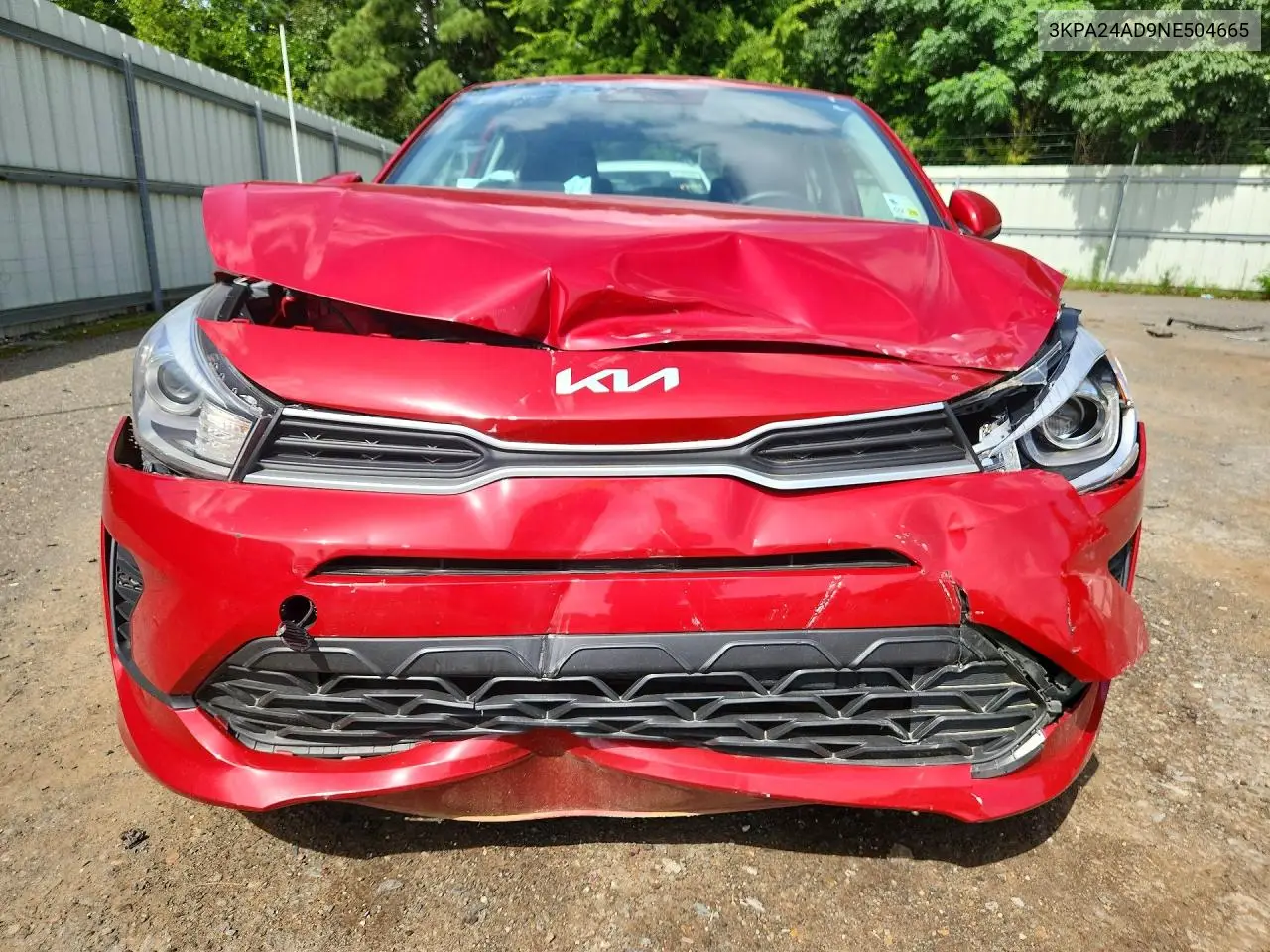 2018 Kia Rio S VIN: 3KPA24AD9NE504665 Lot: 61855706
