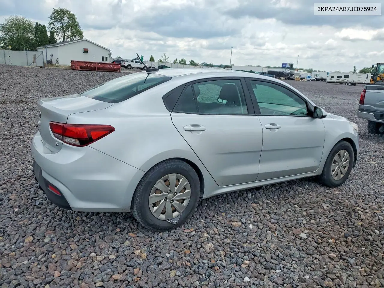 2018 Kia Rio S VIN: 3KPA24AB7JE075924 Lot: 62062126