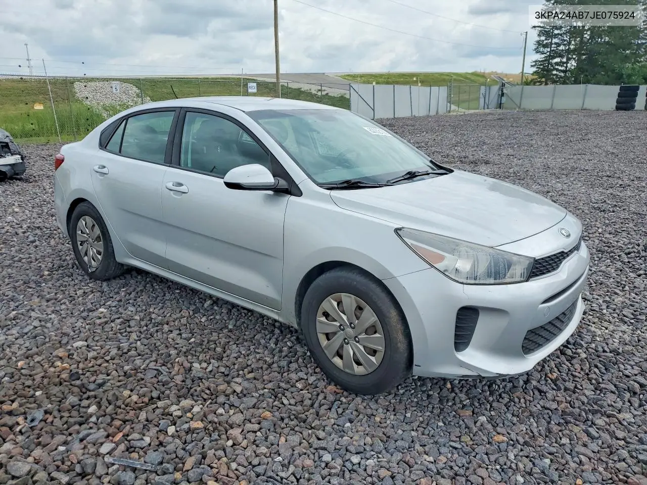 2018 Kia Rio S VIN: 3KPA24AB7JE075924 Lot: 62062126
