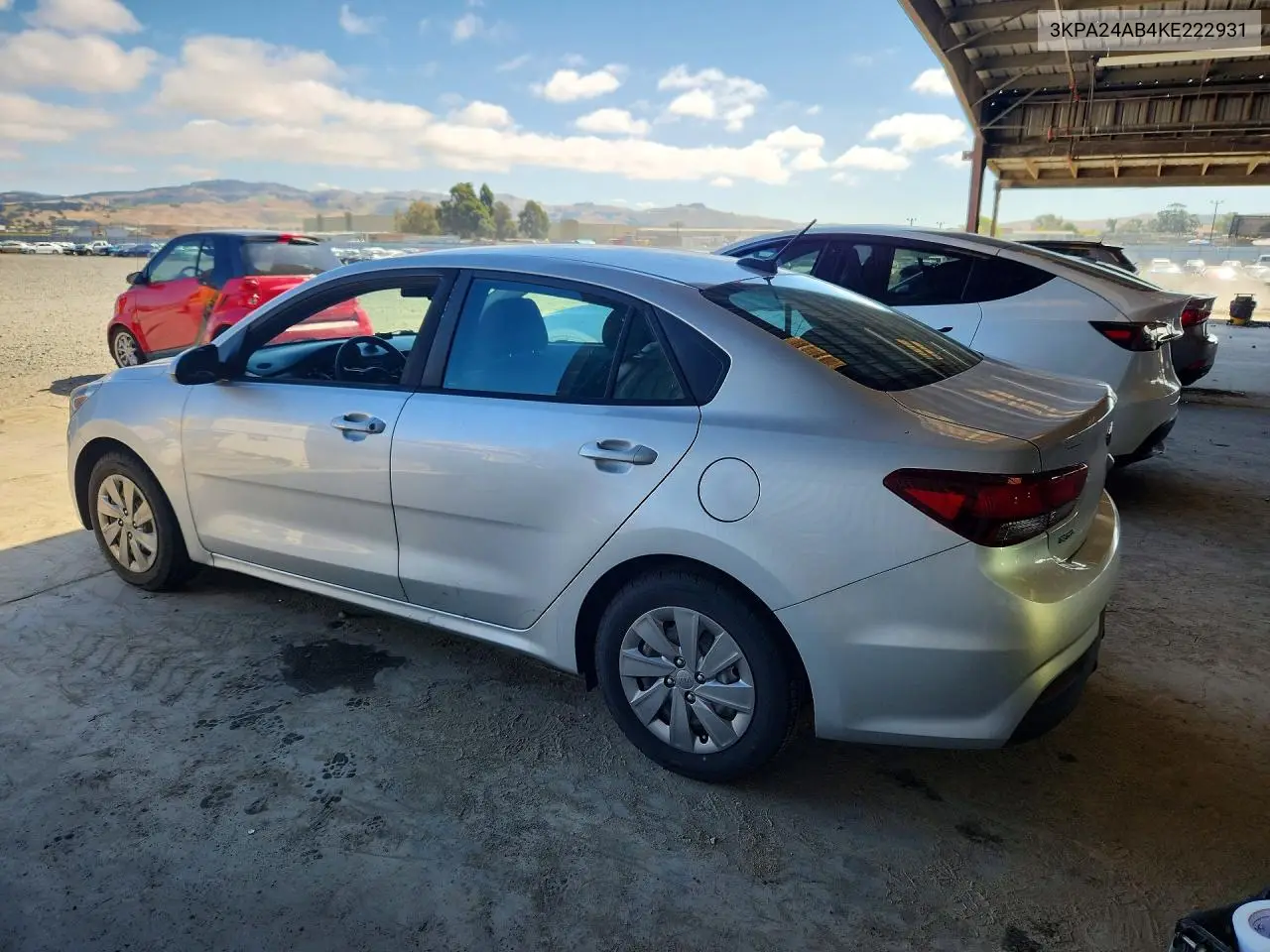 2019 Kia Rio S VIN: 3KPA24AB4KE222931 Lot: 56746976