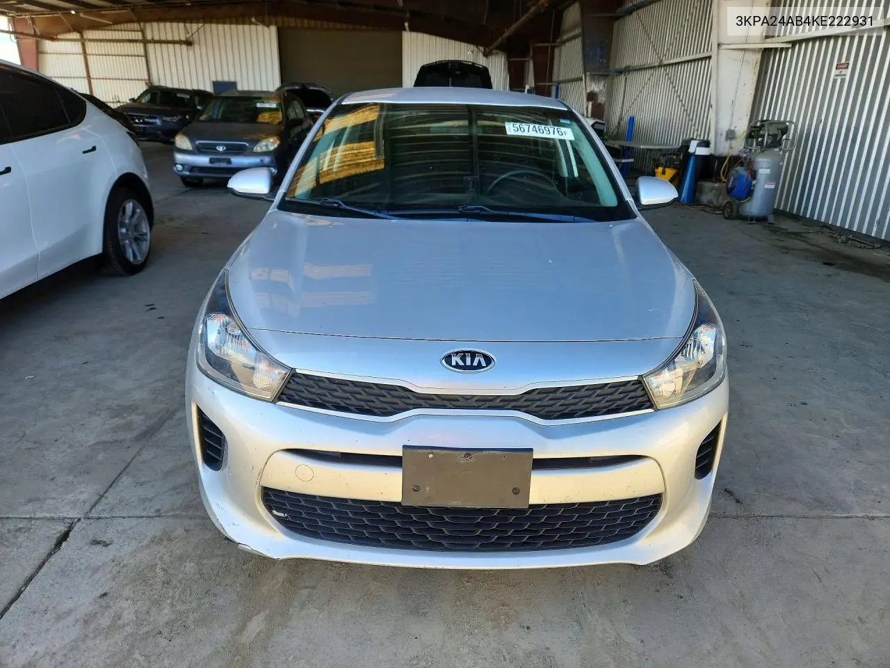 2019 Kia Rio S VIN: 3KPA24AB4KE222931 Lot: 56746976