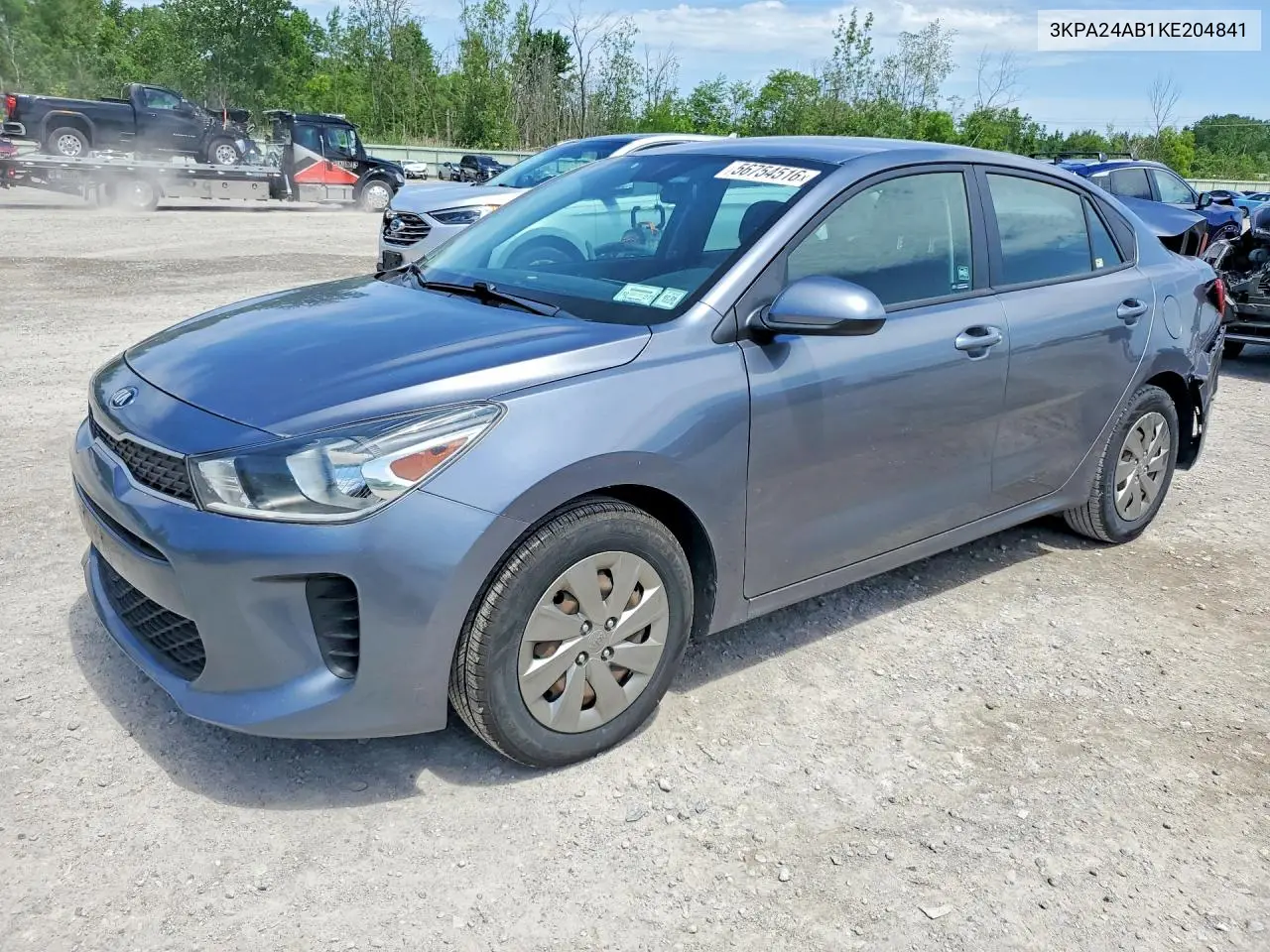 2019 Kia Rio S VIN: 3KPA24AB1KE204841 Lot: 56754516