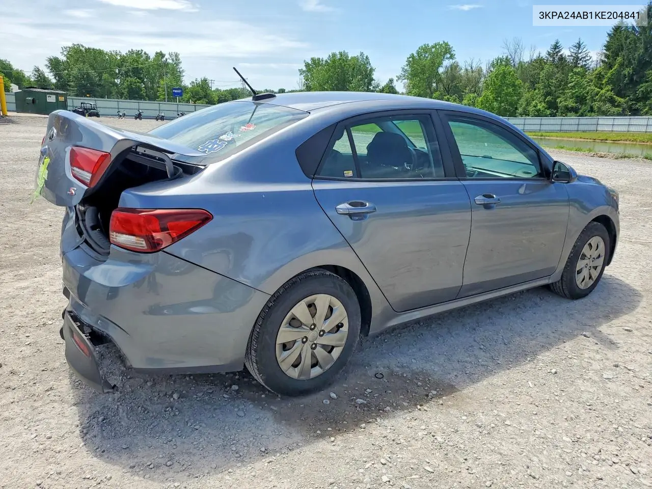 2019 Kia Rio S VIN: 3KPA24AB1KE204841 Lot: 56754516