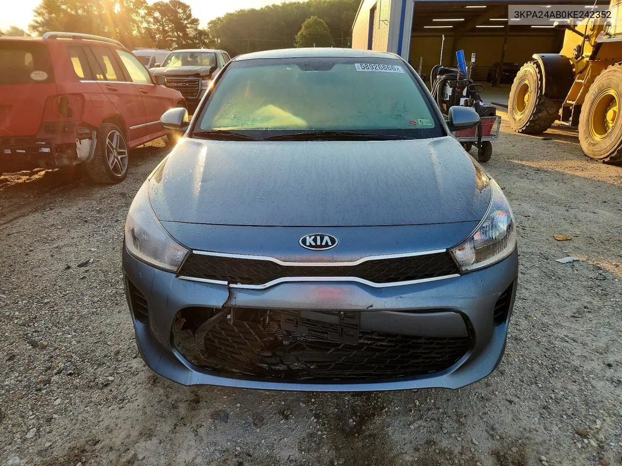 2019 Kia Rio S VIN: 3KPA24AB0KE242352 Lot: 58926866