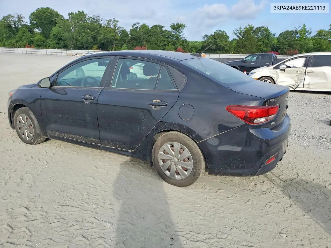 2019 Kia Rio S VIN: 3KPA24AB9KE221113 Lot: 59813266