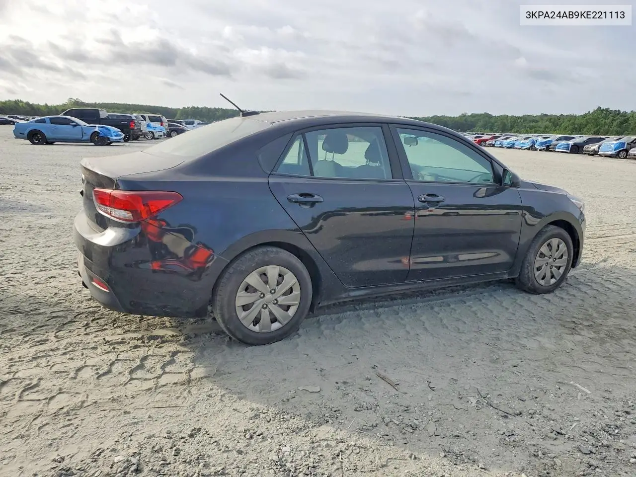 2019 Kia Rio S VIN: 3KPA24AB9KE221113 Lot: 59813266