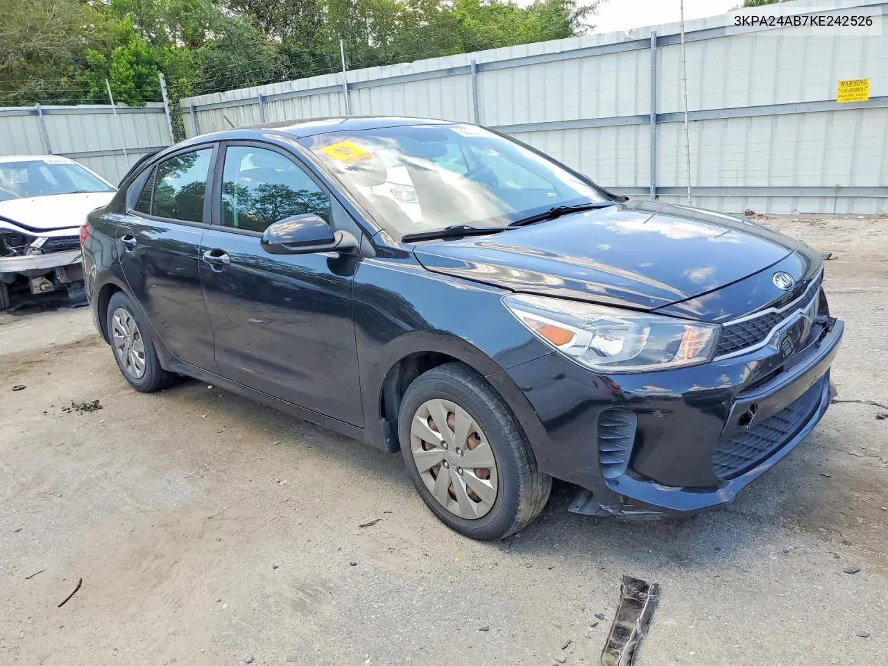 2019 Kia Rio S VIN: 3KPA24AB7KE242526 Lot: 60033796