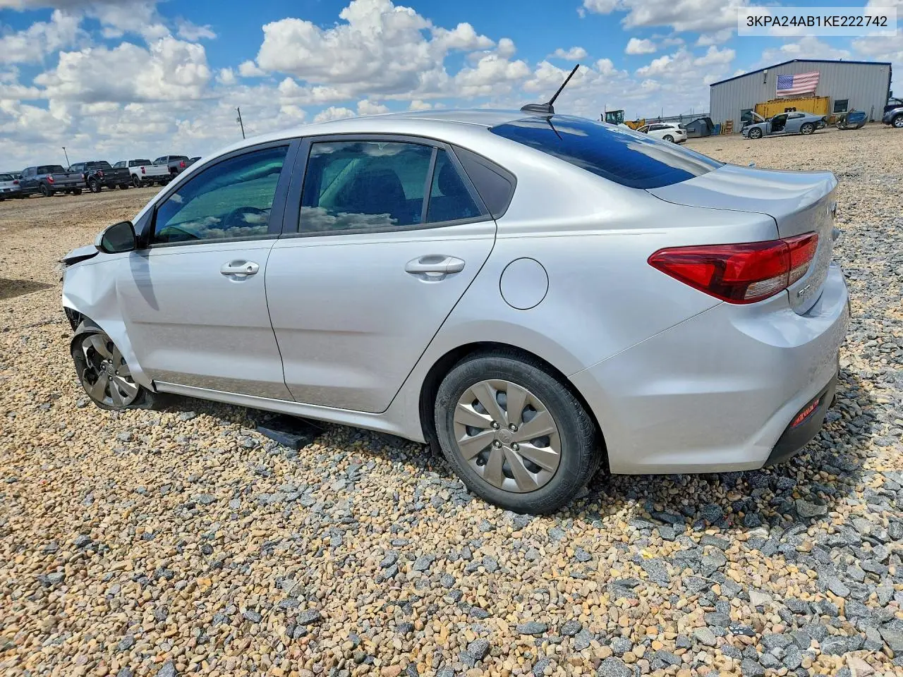 2019 Kia Rio S VIN: 3KPA24AB1KE222742 Lot: 60879496