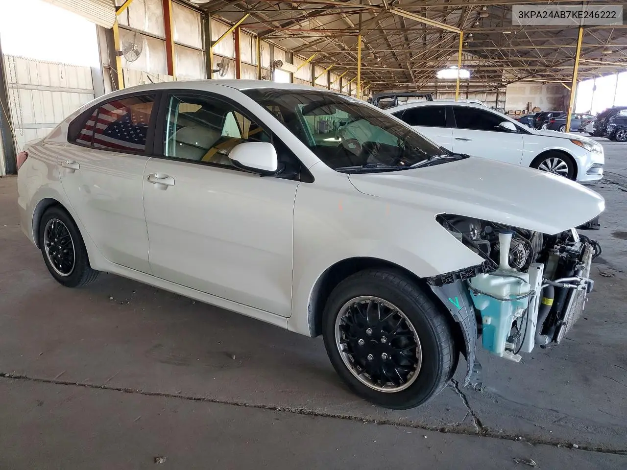 2019 Kia Rio S VIN: 3KPA24AB7KE246222 Lot: 61205906