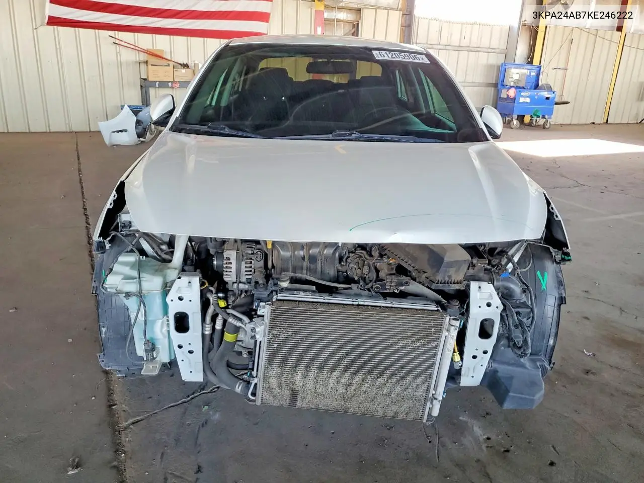 2019 Kia Rio S VIN: 3KPA24AB7KE246222 Lot: 61205906