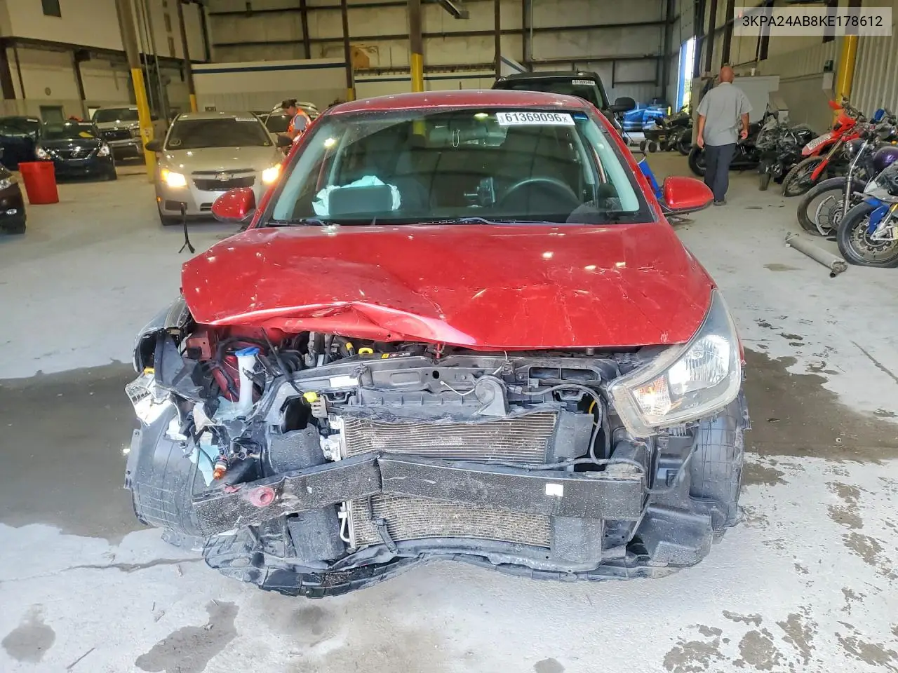 2019 Kia Rio S VIN: 3KPA24AB8KE178612 Lot: 61369096