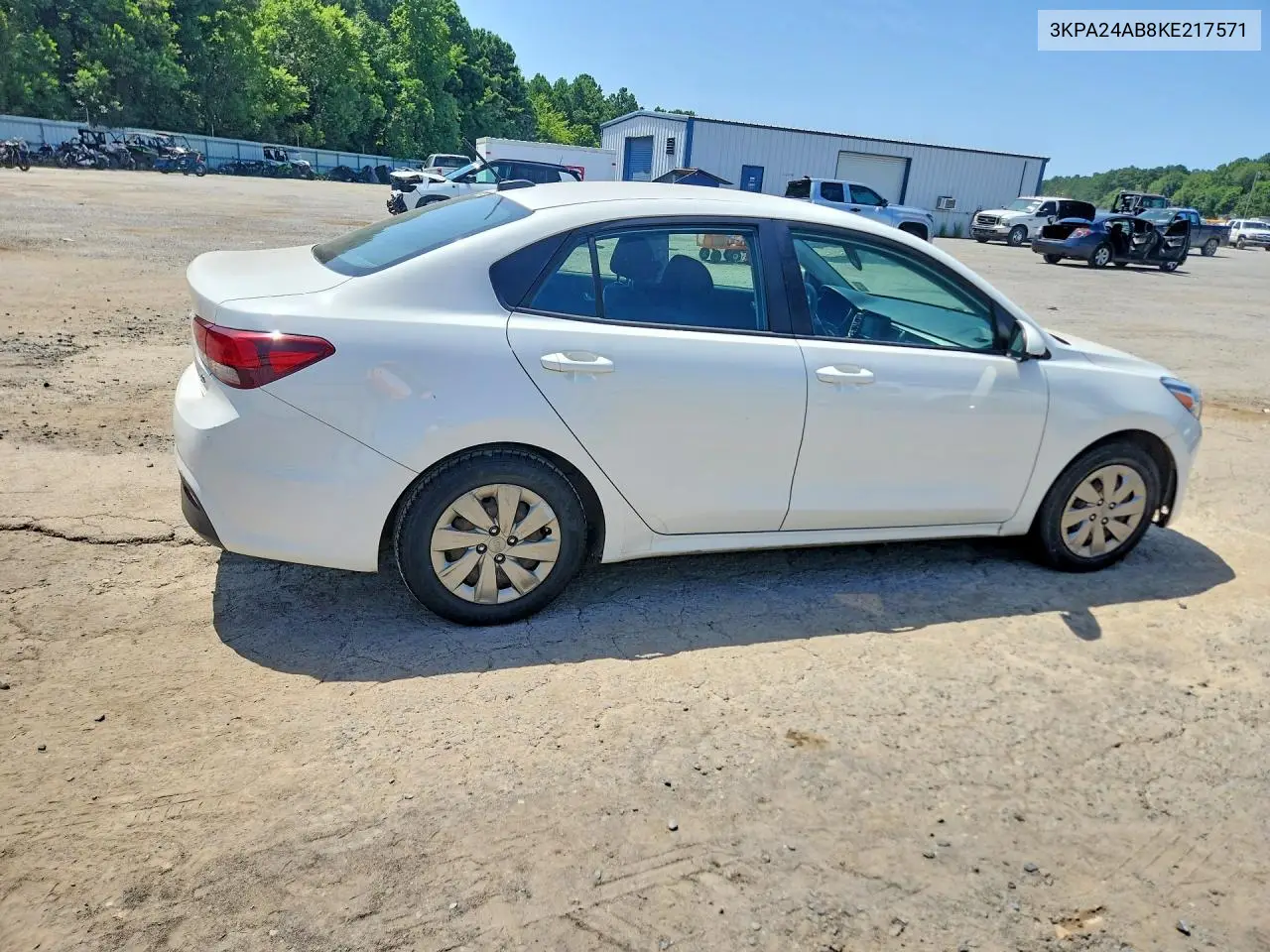 2019 Kia Rio S VIN: 3KPA24AB8KE217571 Lot: 61943836