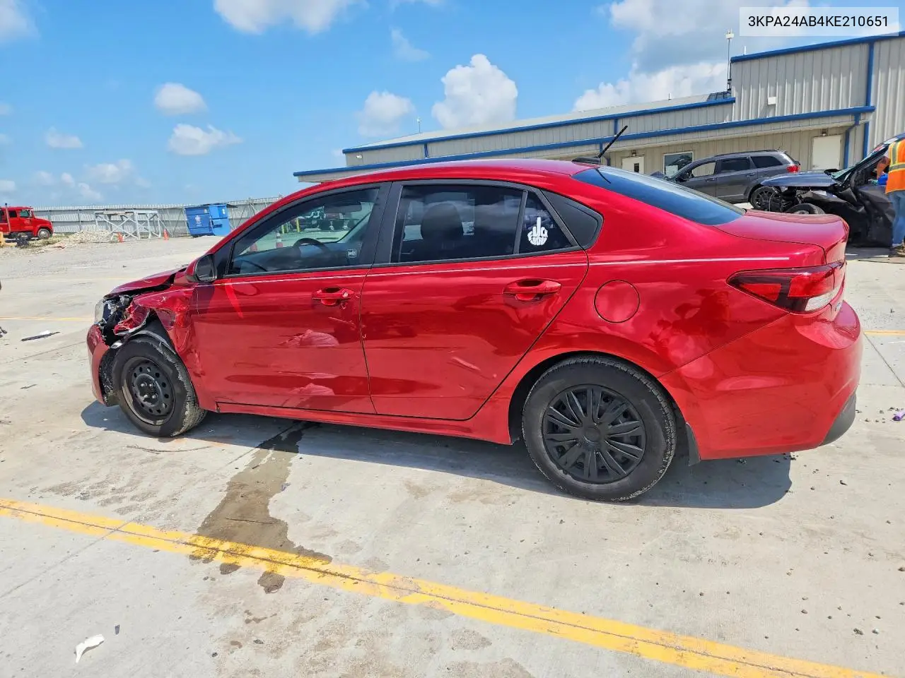 2019 Kia Rio S VIN: 3KPA24AB4KE210651 Lot: 74515755