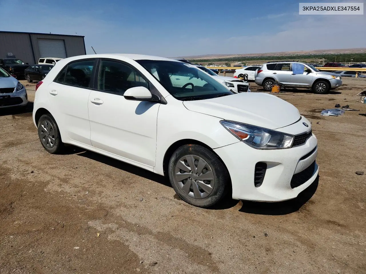 2020 Kia Rio 5-Door S VIN: 3KPA25ADXLE347554 Lot: 55717726
