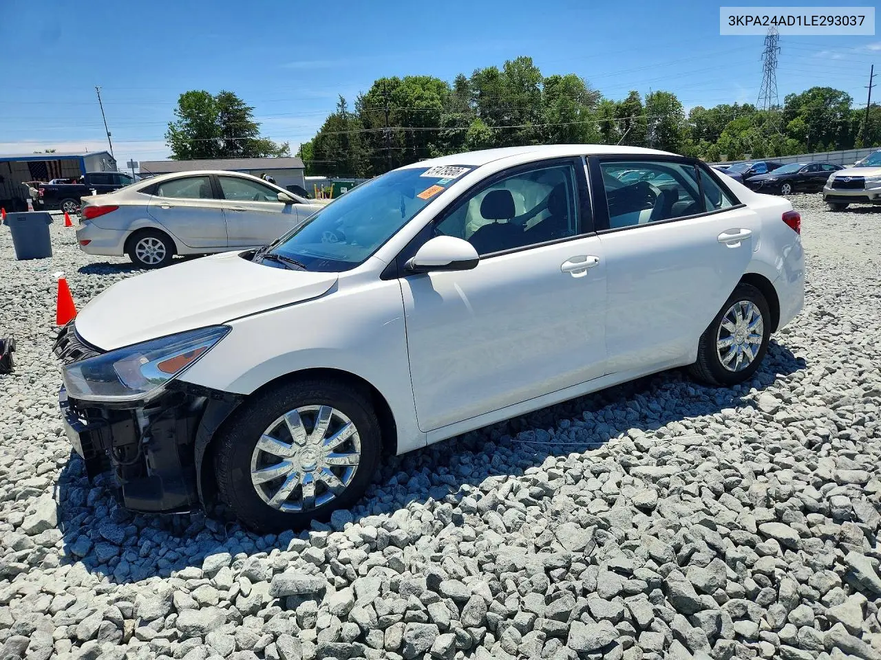 2020 Kia Rio S VIN: 3KPA24AD1LE293037 Lot: 57479506