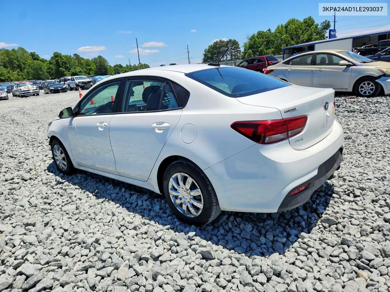 2020 Kia Rio S VIN: 3KPA24AD1LE293037 Lot: 57479506
