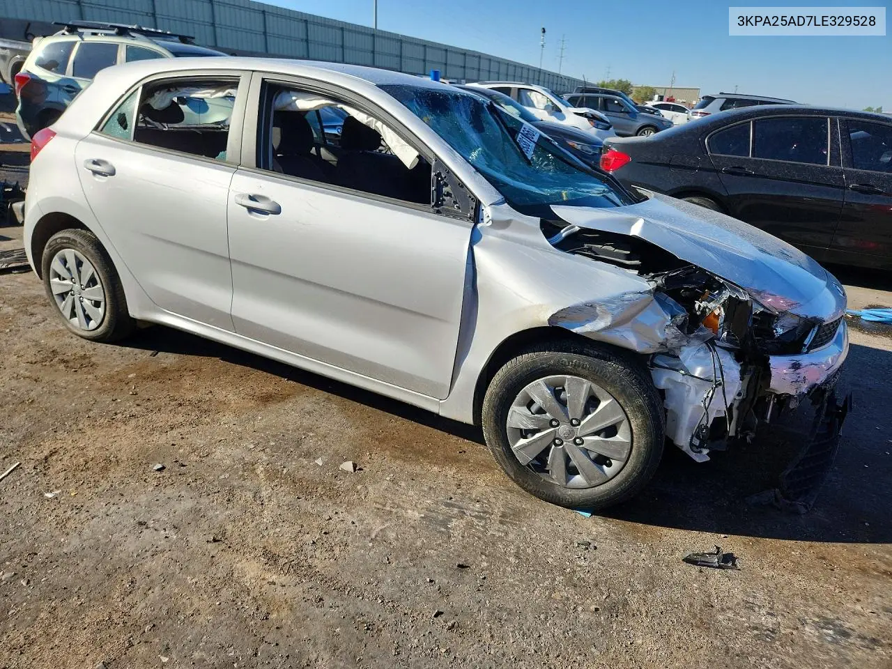 2020 Kia Rio 5-Door S VIN: 3KPA25AD7LE329528 Lot: 59381966