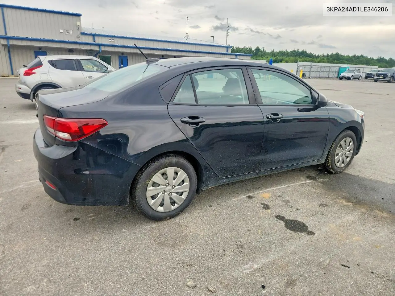 2020 Kia Rio Lx VIN: 3KPA24AD1LE346206 Lot: 59602316