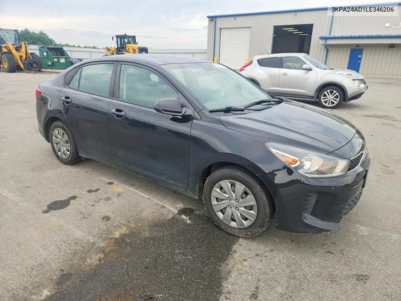 2020 Kia Rio Lx VIN: 3KPA24AD1LE346206 Lot: 59602316