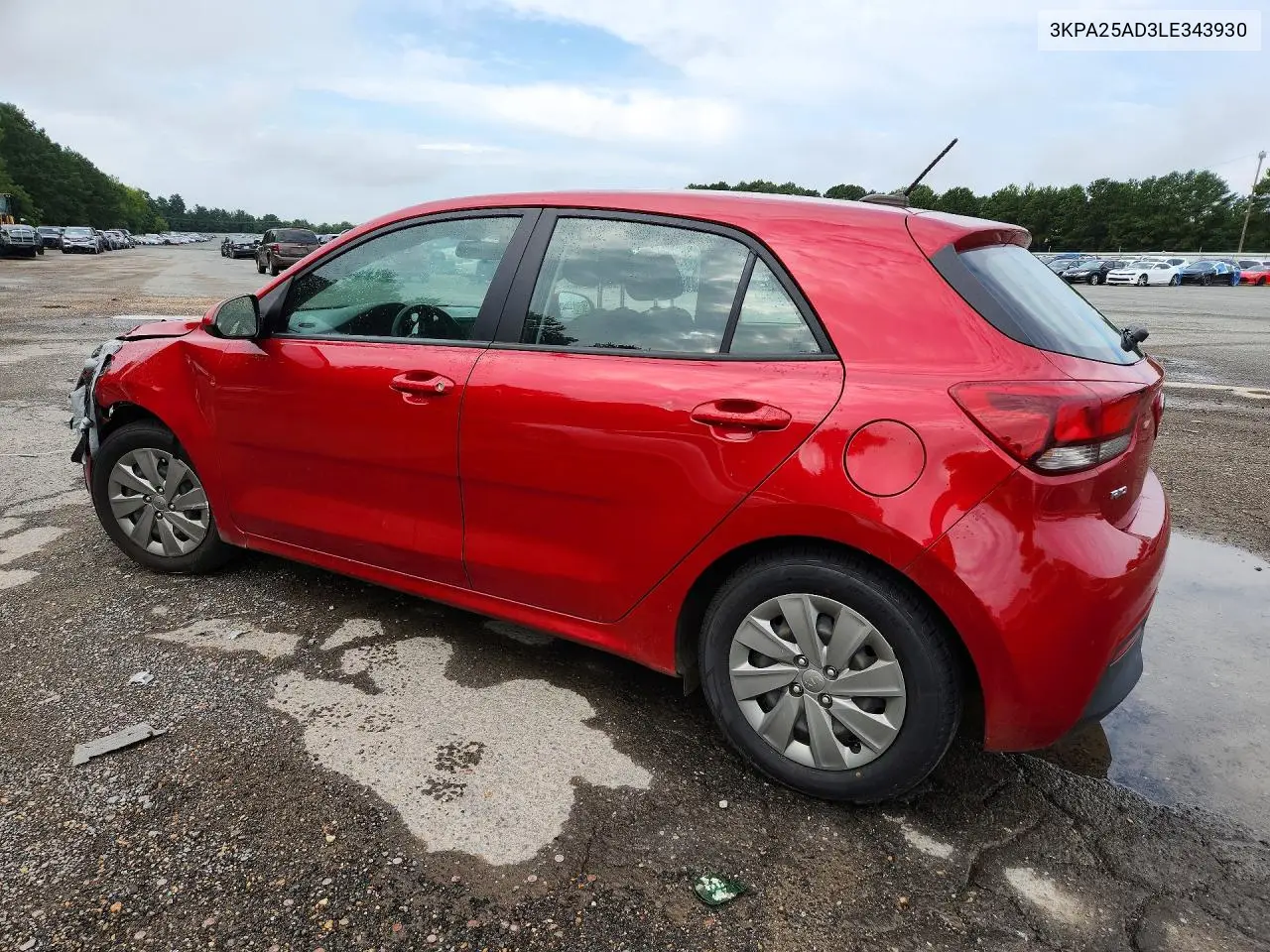 2020 Kia Rio 5-Door S VIN: 3KPA25AD3LE343930 Lot: 60207916