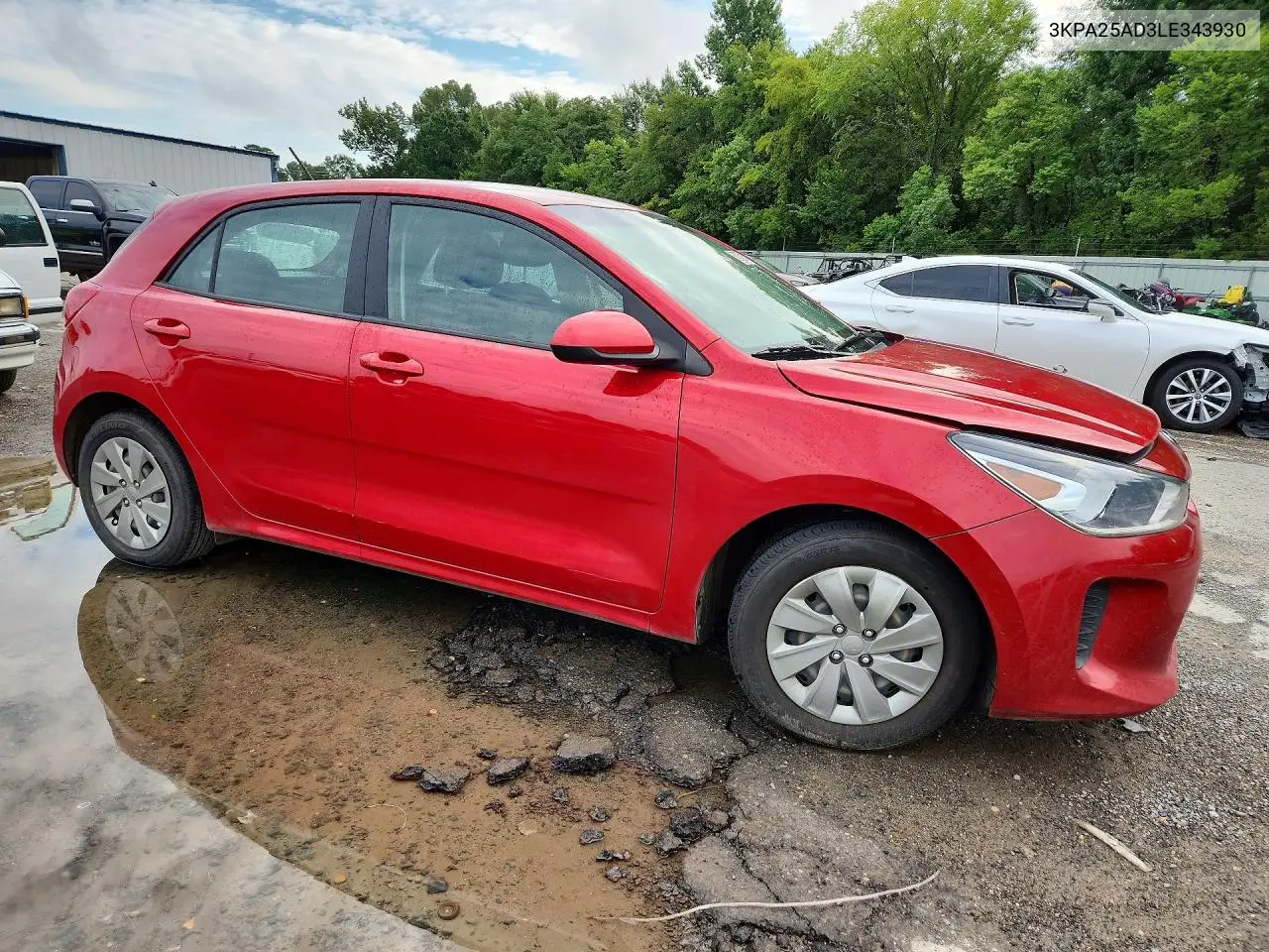 2020 Kia Rio 5-Door S VIN: 3KPA25AD3LE343930 Lot: 60207916