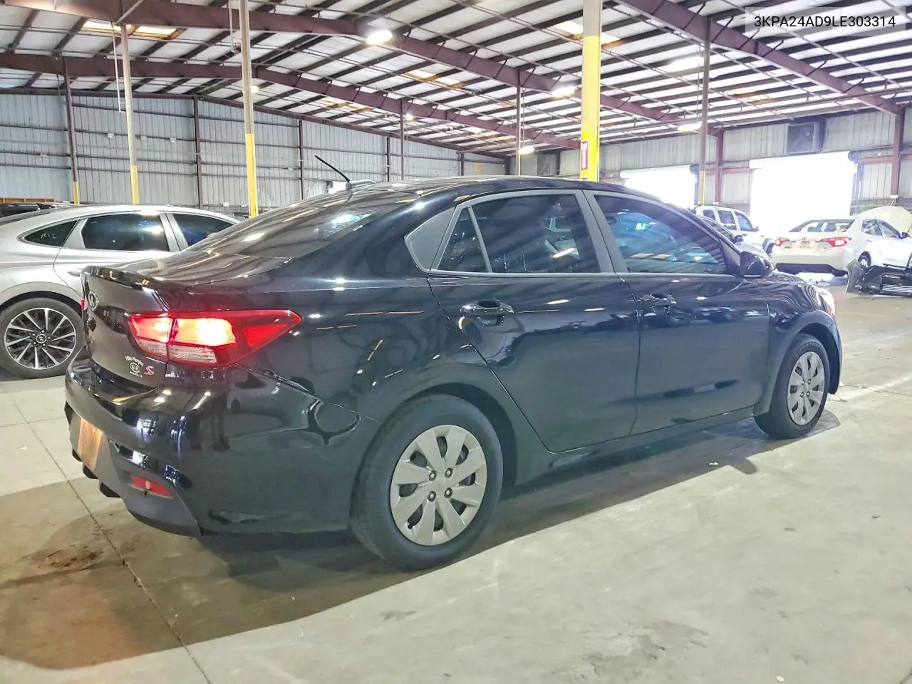 2020 Kia Rio S VIN: 3KPA24AD9LE303314 Lot: 60678786