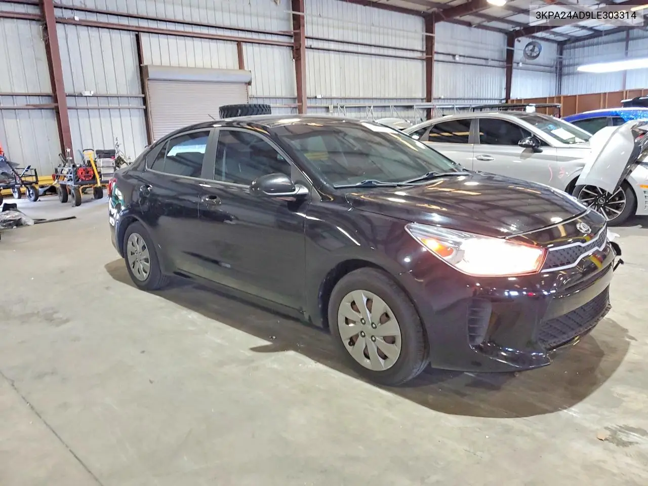 2020 Kia Rio S VIN: 3KPA24AD9LE303314 Lot: 60678786