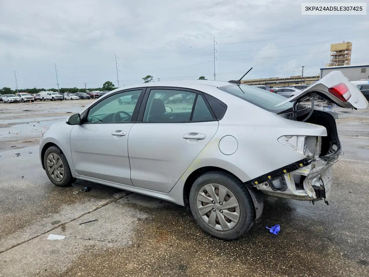 2020 Kia Rio S VIN: 3KPA24AD5LE307425 Lot: 60931076