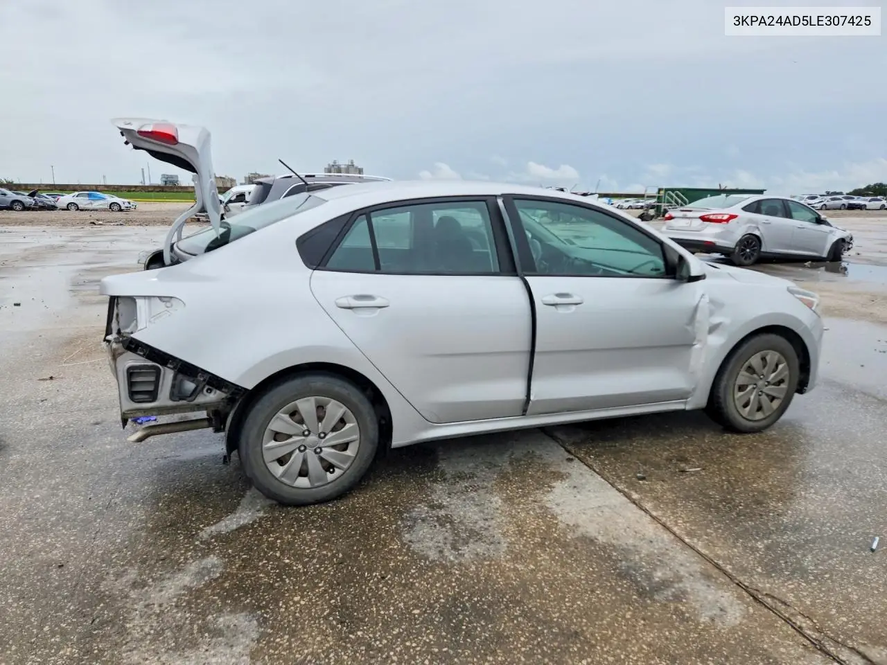 2020 Kia Rio S VIN: 3KPA24AD5LE307425 Lot: 60931076
