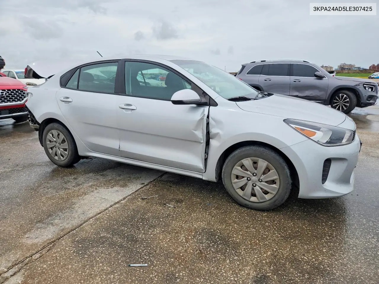2020 Kia Rio S VIN: 3KPA24AD5LE307425 Lot: 60931076