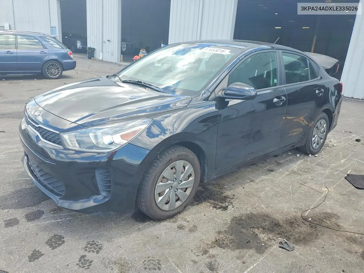2020 Kia Rio S VIN: 3KPA24ADXLE335026 Lot: 61033016
