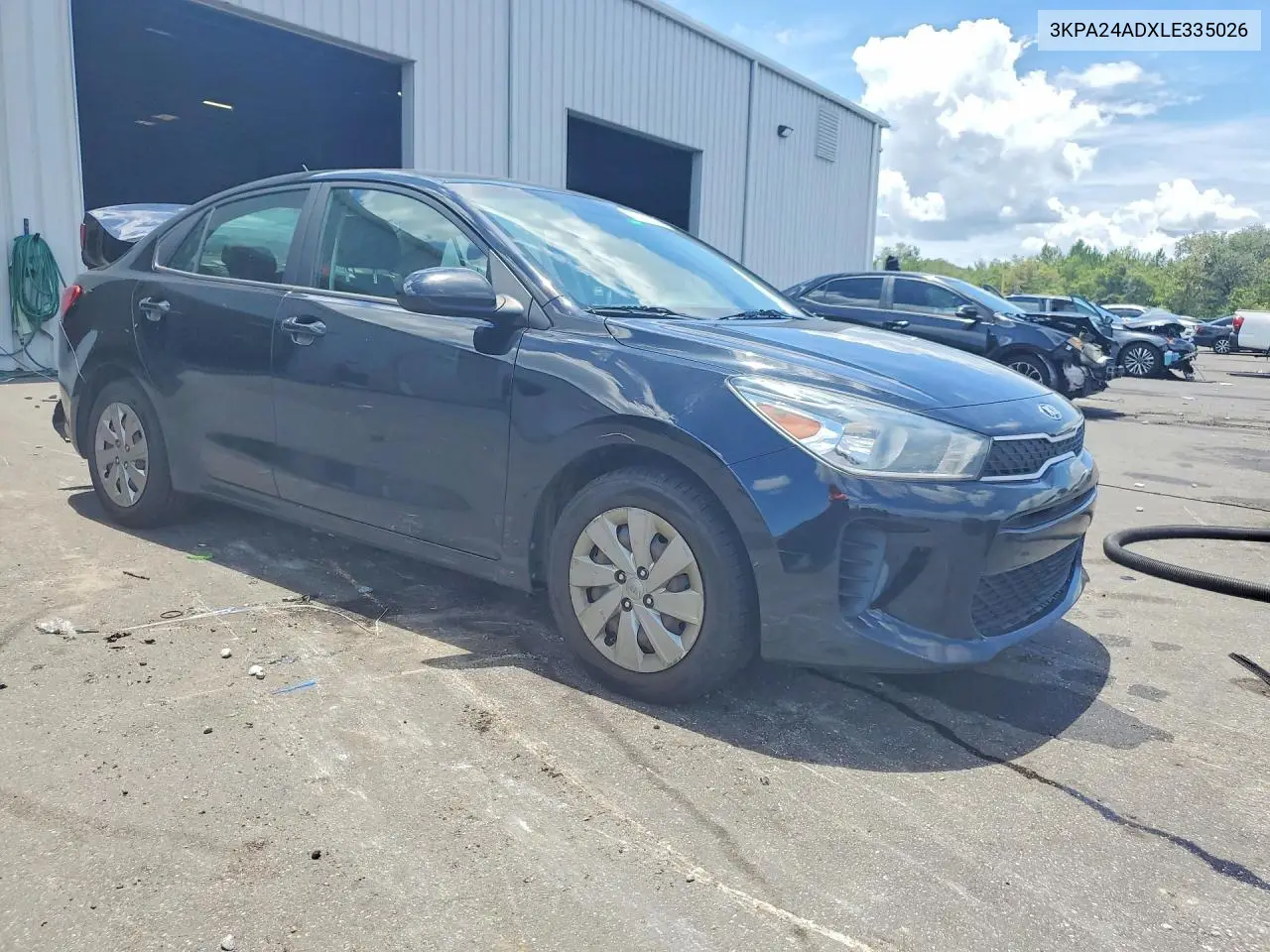2020 Kia Rio S VIN: 3KPA24ADXLE335026 Lot: 61033016
